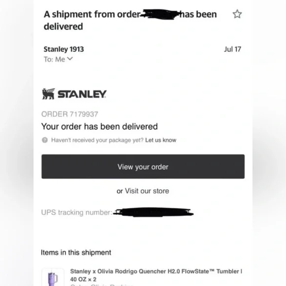 Stanley x Olivia Rodrigo Quencher H2.0 FlowState
Tumbler , New in Box - Picture 3 of 3